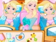 Elsa ingrijeste copii gemeni