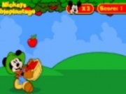 Mickey Mouse si gradina cu mere