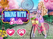 Barbie la plimbare cu bicicleta