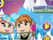 Anna si Elsa Joc Minecraft