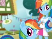 Poneiul Rainbow VS fetita ponei