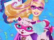 Super Barbie si super pisica salvatoare