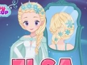 Impleteste parul lui Elsa de nunta