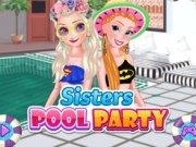 Elsa și Anna petrecere la piscină