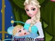 Elsa ingrijeste un bebelus