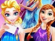 Elsa si Anna pe  Facebook