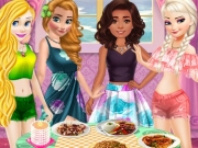 Cina cu Anna, Elsa, Rapunzel si Moana